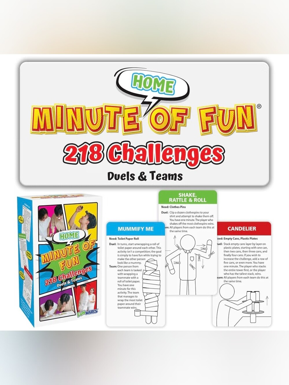 Minute of Fun 218 Challenges Party Game